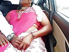 Full Video Telugu Dirty Talks, sexy saree indian telugu aunty hookup with auto driver, car sex