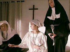 Softcore sex ritual with lesbian nuns