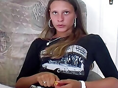 An amazing looking German teen pleasuring her tight pussy