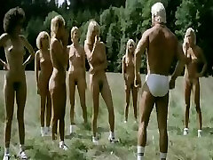 Scorching lesbian couple kissing and stroking each other tenderly