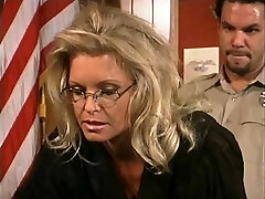 Sexy blonde judge is going to have her twat wrecked