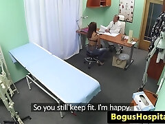 Hospital voyeur fucking with young eurobabe