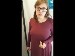 Accidental Internal Cumshot - 18yo Fucked for the First-ever Time in a Dressing Room