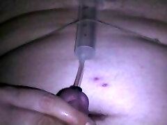 Mon insertion, de l'éjaculation et de collecte de sperme 01