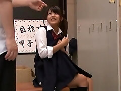 Young schoolgirl gets nailed by the horny lecturer