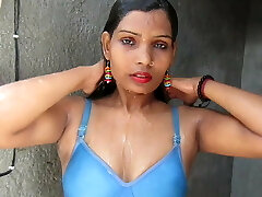 Steaming And Luxurious Bikini Girl PINKI Desi Savar taking a bath