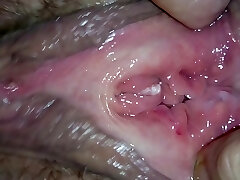 extreme inward close up gape and squirt