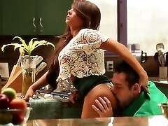 buxomy brunette fucking and smoke cock