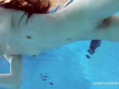 Roxalana Cheh stunning redhead underwater