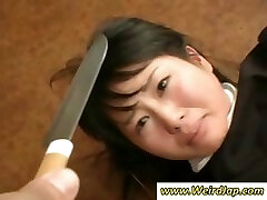 Asian maids get humiliated and treated like shit in this clamp