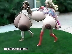 Busty girls get ultra-kinky showing off their part1