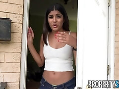 PropertySex - Latina speaks no English pounds her landlord