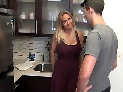 Son told mature mommy about his feelings and got oral fuck-a-thon
