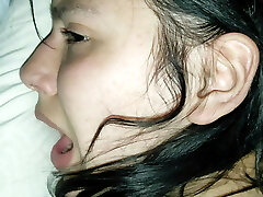 Jizm Inside My Teen Best Mate's Tight Pussy At Night