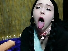 Wednesday Addams Gets Phat FACIAL!