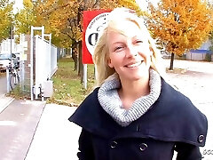 Cute German College Woman Picked Up and Boned at Casting by Ugly Guy