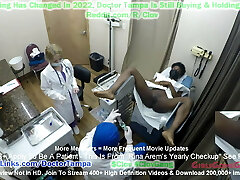 Rina Arem Gets Gyno Check-up From Nurse Stacy Shepard & Doc Tampa During Rina's Yearly GirlsGoneGyno Physical Examination