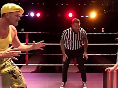 FAKEhub Originals Teen Machine Vs Bulldozer in ultra-kinky and nasty wrestling