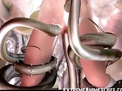 3D Chica Recibe un Golpe por Alien Tentáculos! 3D Chica Recibe un Golpe por Alien Tentáculos!