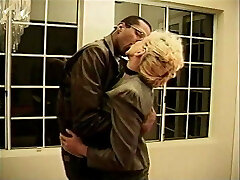 Blonde gets an interracial pummel on pool table Blonde gets an interracial pummel on pool table