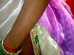 gerade married bride saree in voll hd desi video zuhause 