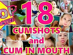 Greatest of Amateur Spunk In Mouth Compilation! Huge Multiple Cumshots and Oral Creampies! Vol. 1