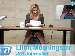 Camsoda - Joi reporter Lilith Moaningstar masturbating