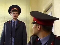 Russian police on guard