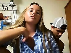 Webcam amateur swallows mouthful of cum after deep throat