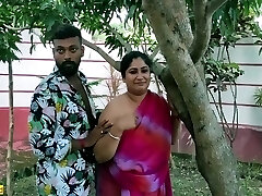 Indian Beautiful Maid Hot Sex At Open Garden!! Viral Orgy