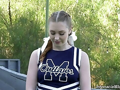 Ardent and lovely sporty cheerleader Arietta Adams in kinky conversation xxx video
