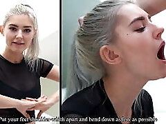 Scorching fitness romp with teen girl ended up with a massive cumshot - Eva Elfie