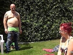 German Curvy Wife Plow at Beach with Egon Kowalski while her spouse is next to her