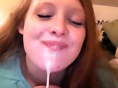 Amazing cum-shot in mouth compilation