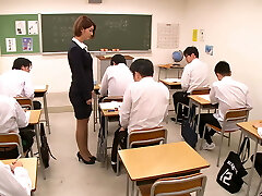 Beautiful Female Teacher Used As a Fuck-a-thon Toy - A Masochistic Beautiful Female Teacher, Uses Her Schoolgirls as Sex Toys Without