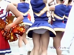 Amazing Asian cheerleader girls recorded on camera