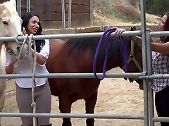 Missy Martinez & Lylith Lavey Are Ultra-kinky & Moist AF While Fucking In The Barn