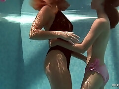 Olla Oglaebina And Irina Russaka Fantastic Bare Girls In The Pool