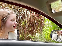 Petite student asked me for a ride so I drilled her in the truck