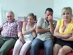 Aged And Young Foursome With Hot Granny Aged And Young Foursome With Hot Granny