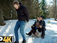DADDY4K. Sled and Fireplace Venture DADDY4K. Sled and Fireplace Venture