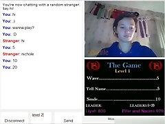 Cute black-haired girl plays a sex game on omegle Cute black-haired girl plays a sex game on omegle