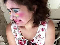 I love swallowing his cum and piss after he makes me gag on his manhood in the wc.