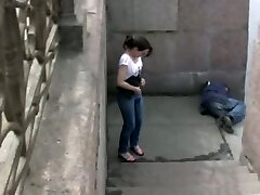 Public pissing outdoor solo scene with nasty brunette Elizabeth Public pissing outdoor solo scene with nasty brunette Elizabeth