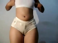 SDRUWS2 - Sexy wife with cameltoe dancing to her spouse