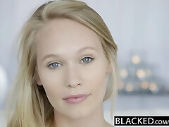 BLACKED Dakota James first experience with big Black cock