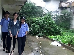 Chinese Chick Arrest And Handcuffed