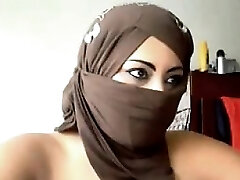 Arab Woman Displaying The Camera