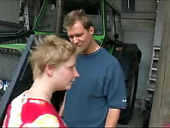 Ugly obese blonde garage manager fuck her employee, eating his cum Ugly obese blonde garage manager fuck her employee, eating his cum