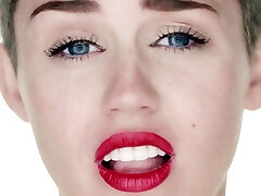 Miley Cyrus na kuli rozbić